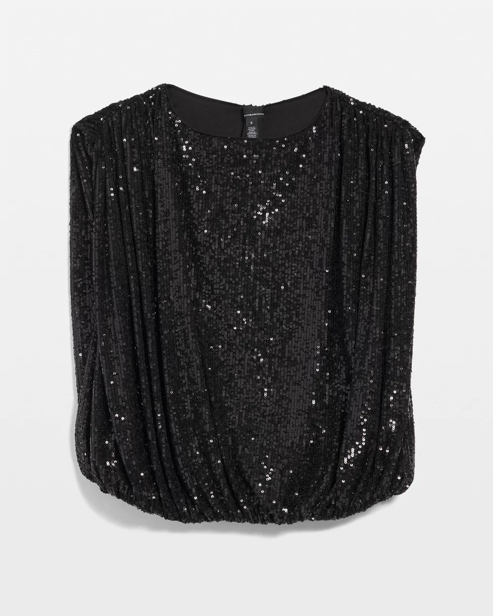 High Neck Embellished Top White House Black Market